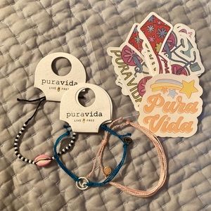Pura Vida bracelets (three)